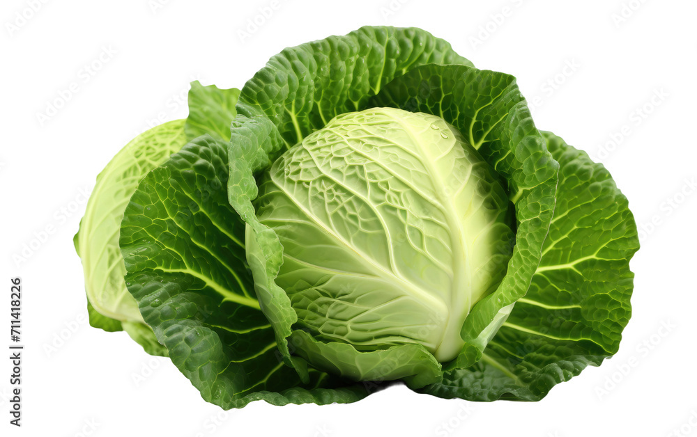 Elevating Meals with Fresh Cabbage on White or PNG Transparent Background Elevating Meals with Fresh Cabbage on White or PNG Transparent Background