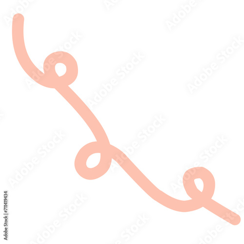 Curls abstract scribble with hand drawn line. Doodle decorative curls, swirls, flourishes and text calligraphy dividers collection. Simple vintage elements isolated on white background for design.