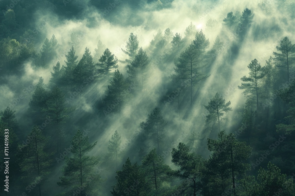 Fototapeta premium Whispers of the Ethereal Forest