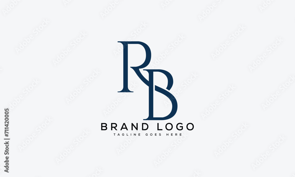 letter RB logo design vector template design for brand. letter RB logo design vector template design for brand.