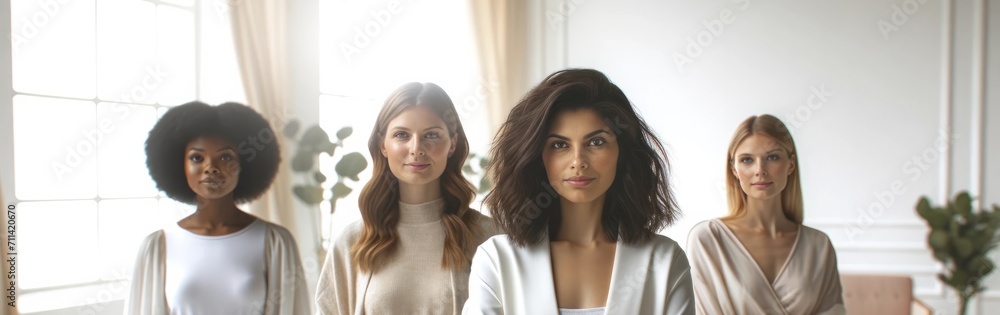Professional Women in Modern Office Setting Professional Women in Modern Office Setting