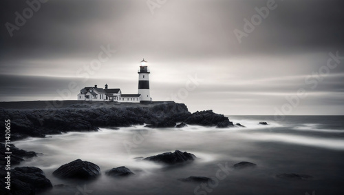 lighthouse on the beach © Jahansooz
