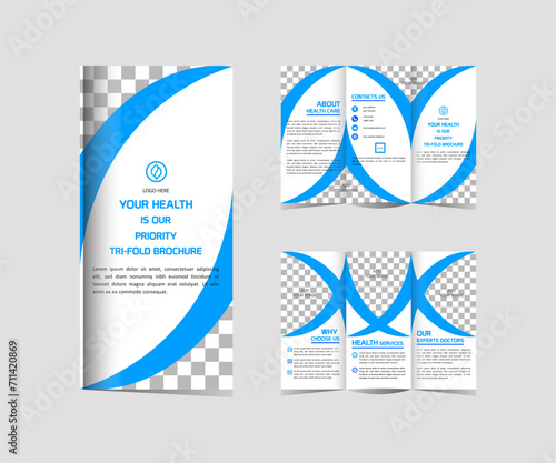 Medical Tri-Fold Brochure Design Template