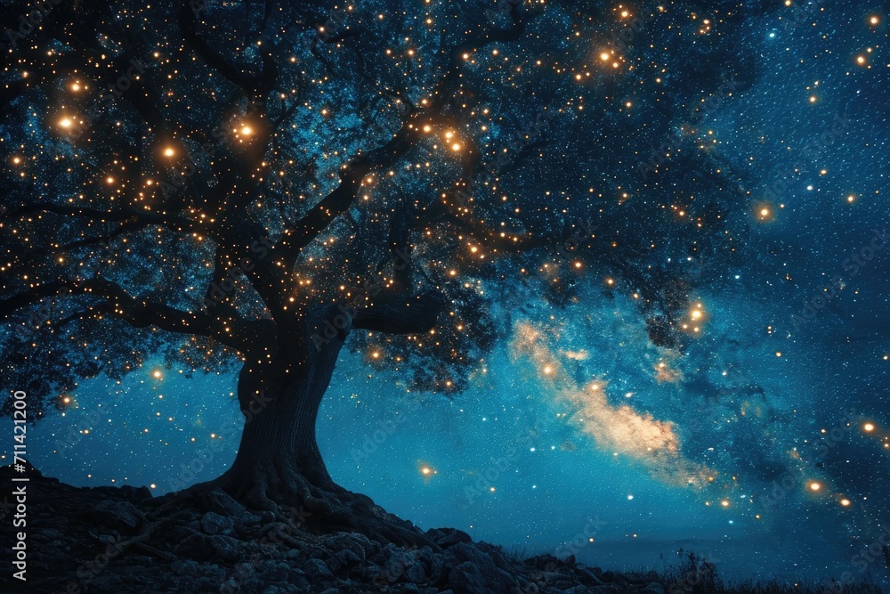 A Glittering Starry Night A Glittering Starry Night