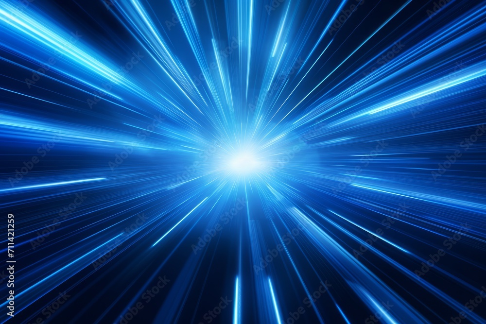 Dynamic Blue Light Speed Tunnel Effect Background Dynamic Blue Light Speed Tunnel Effect Background