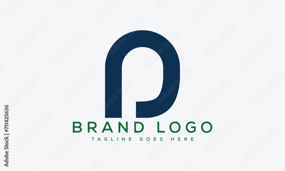 letter P logo design vector template design for brand. letter P logo design vector template design for brand.