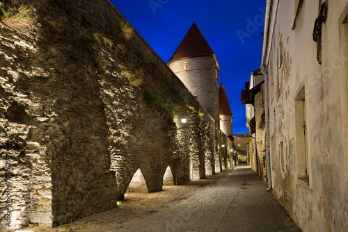 Street along the city walls...