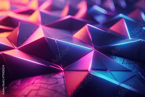 Vibrant Neon Geometry