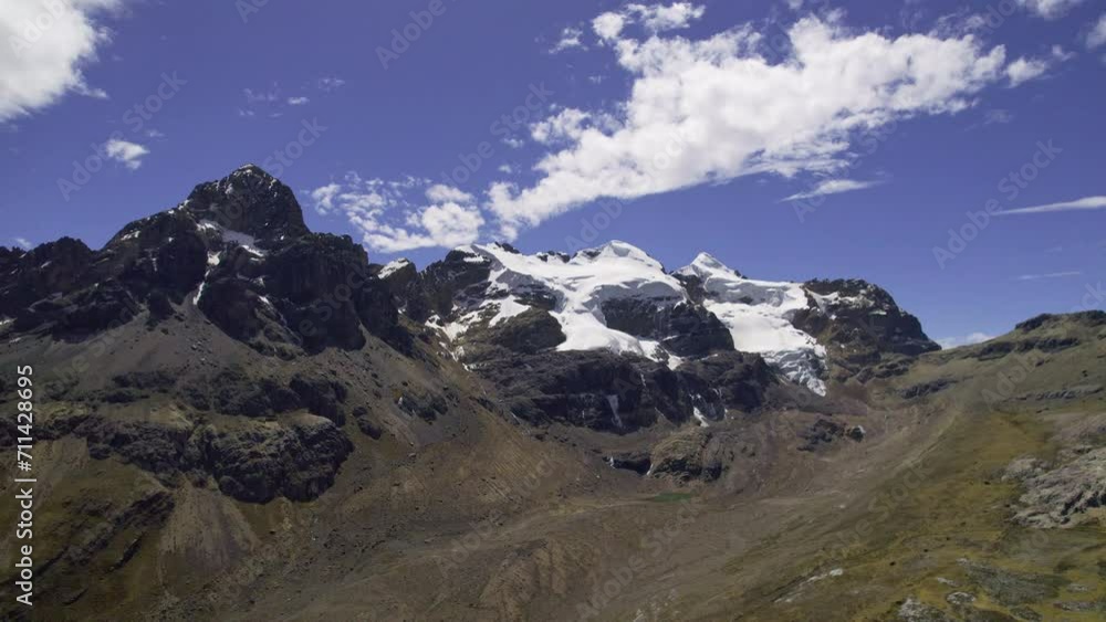 View of the Andes Mountains in the Ancash region. Peru View of the Andes Mountains in the Ancash region. Peru