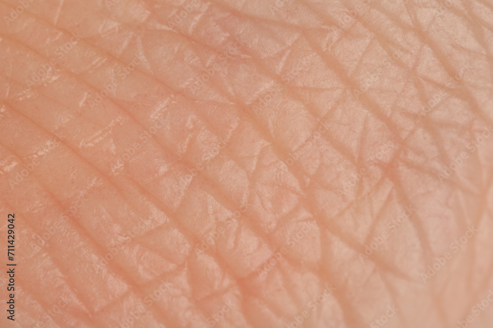 Fototapeta premium Texture of healthy skin as background, macro view