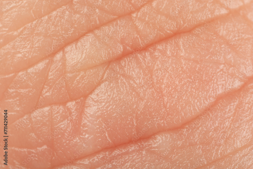Fototapeta premium Texture of healthy skin as background, macro view