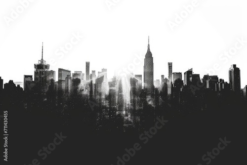 City Lights Silhouette