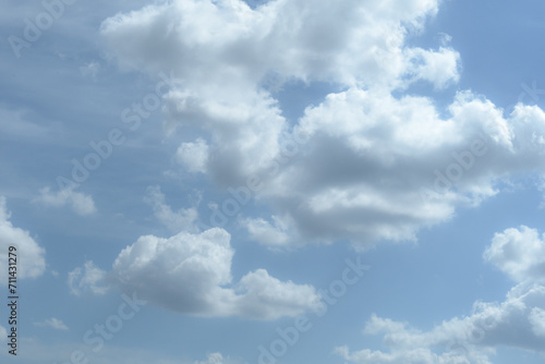 The Clouds in the sky Background Copy space