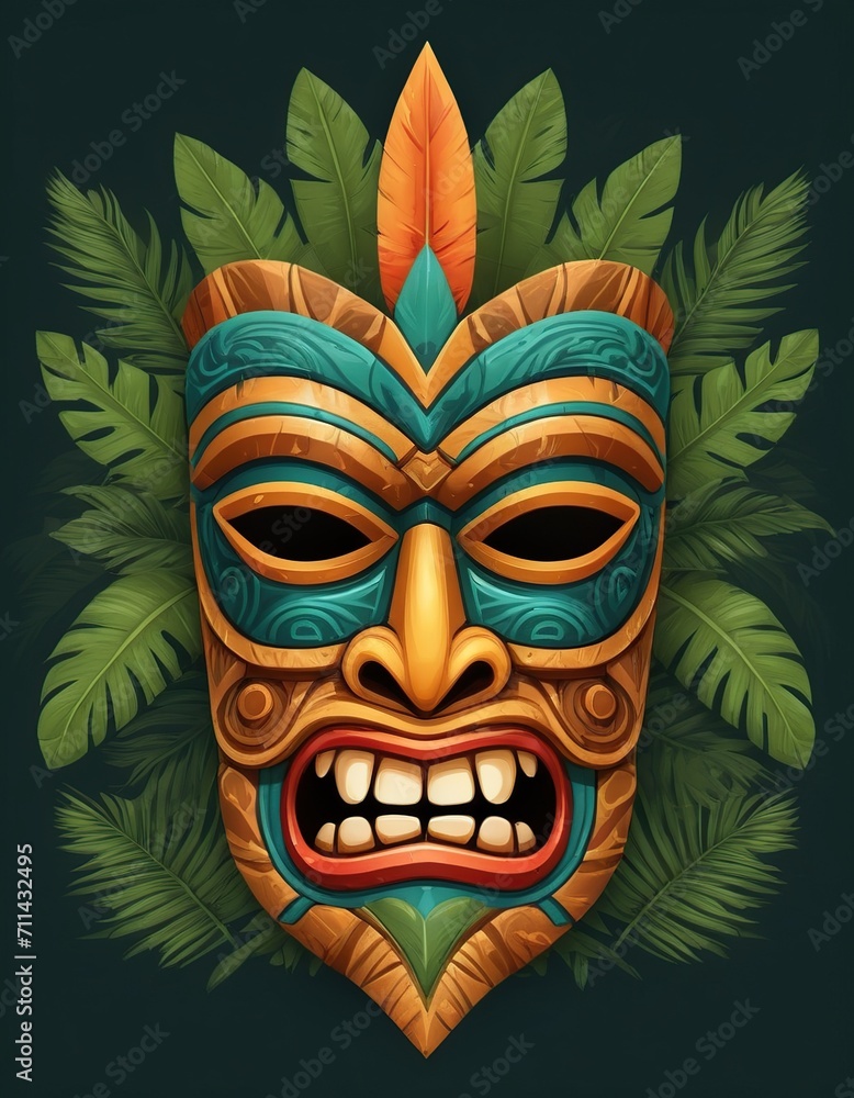 mask on black background mask on black background