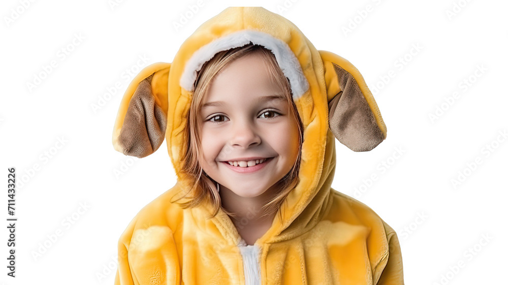 Smiling nordic girl with dog-eared pyjama top. Smiling nordic girl with dog-eared pyjama top.