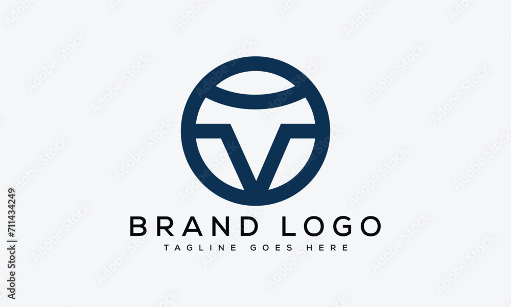 letter V logo design vector template design for brand. letter V logo design vector template design for brand.