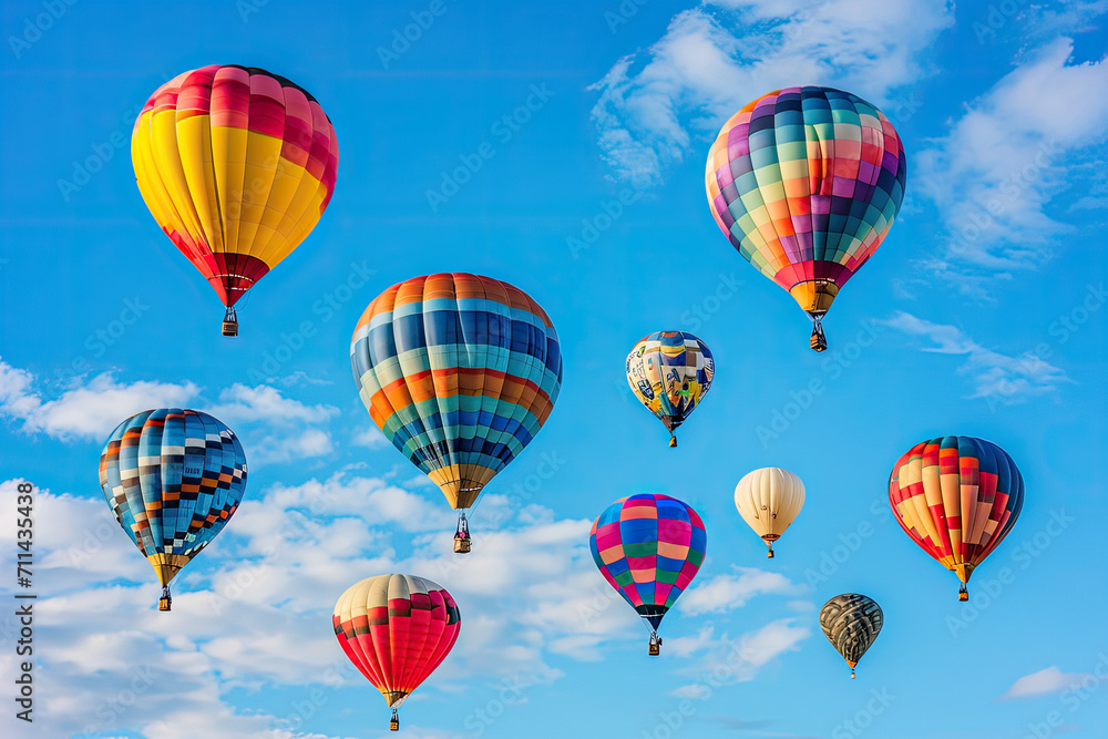 Obraz premium Captivating Springtime Balloon Experience., spring art