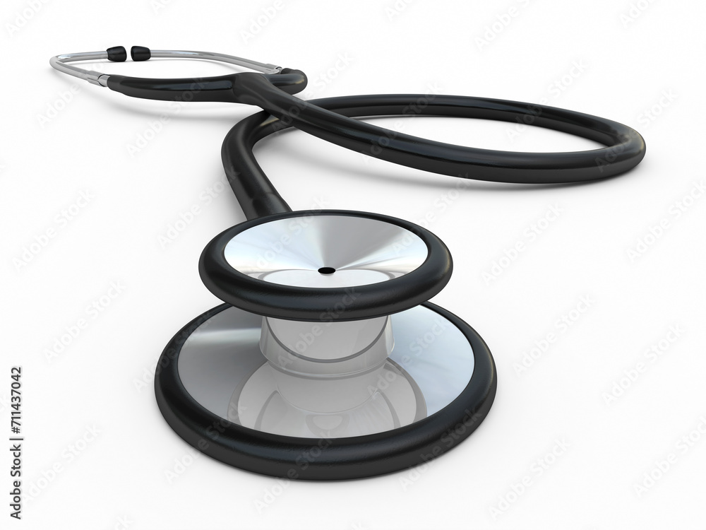 3d render Stethoscope render (isolated on white and clipping path)
3d render Stethoscope render (isolated on white and clipping path)