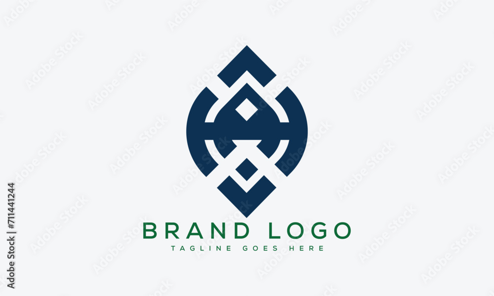 letter HA logo design vector template design for brand. letter HA logo design vector template design for brand.