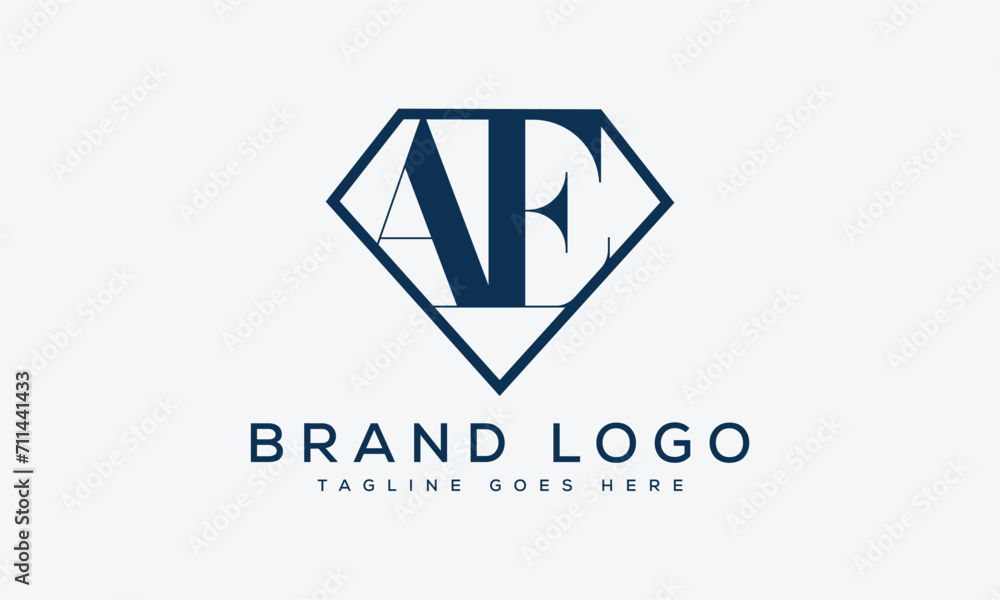 letter EA logo design vector template design for brand. letter EA logo design vector template design for brand.