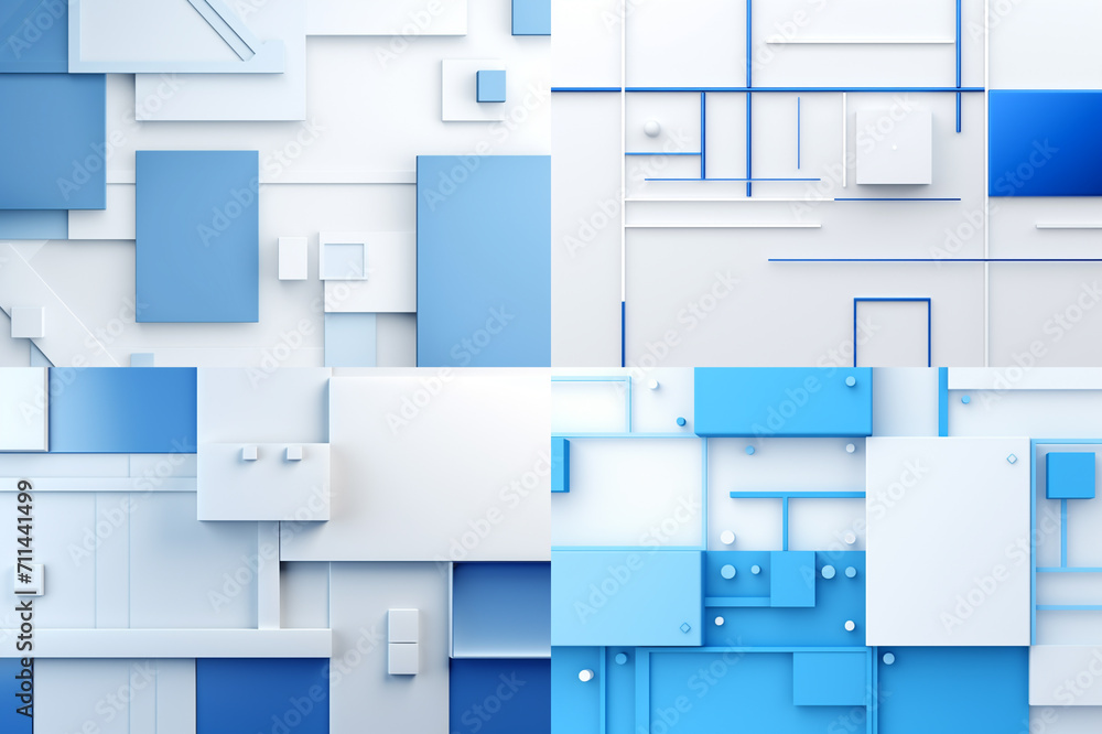 Abstract of line, circle, squares and geometry element design for technology or business background Abstract of line, circle, squares and geometry element design for technology or business background