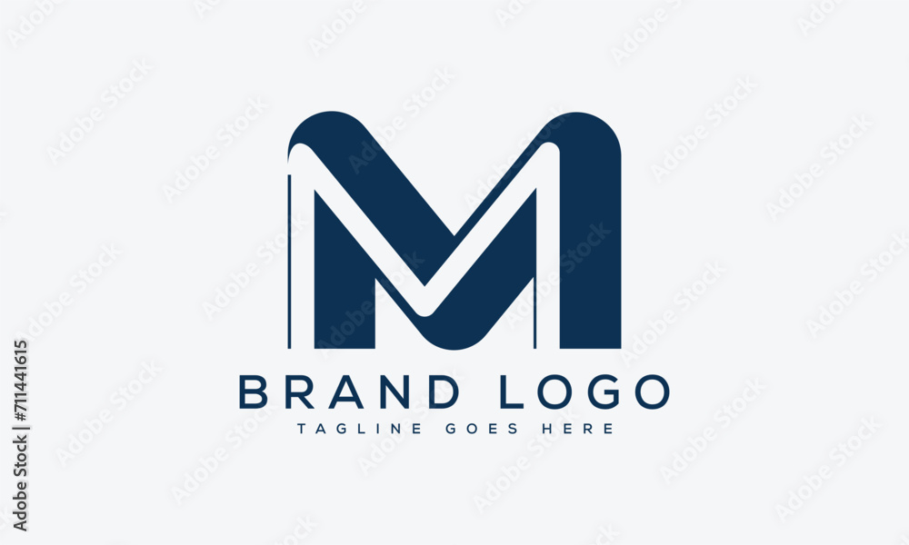 letter M logo design vector template design for brand. letter M logo design vector template design for brand.