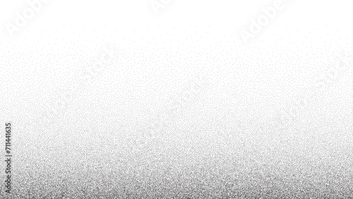Gradient noise and sand background. A dusty and grainy halfton pattern consisting of dots. Vector illustration.