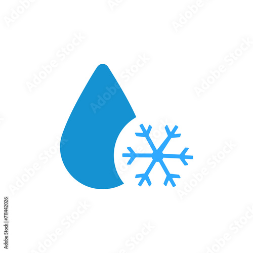 antifreeze icon on a white background, vector illustration