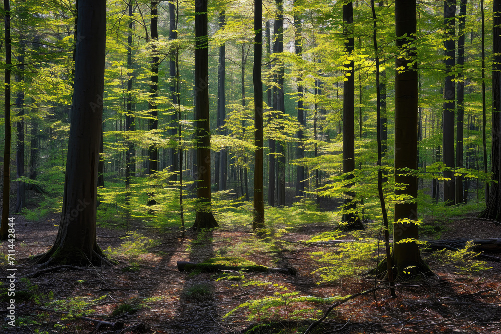 Obraz premium Capturing the Dance of Light, spring art