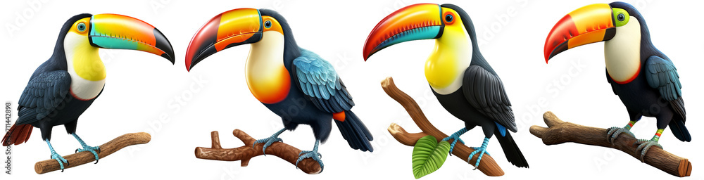 Fototapeta premium Toucan Bird PNG