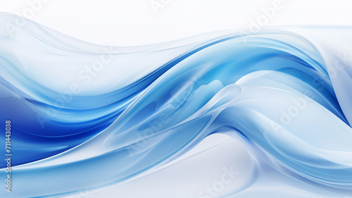 Abstract wavy shapes in colourful line curve motion graphic style