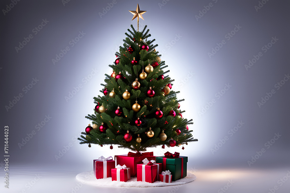 Generative AI Wonderland: Studio Christmas Tree Delight Generative AI Wonderland: Studio Christmas Tree Delight