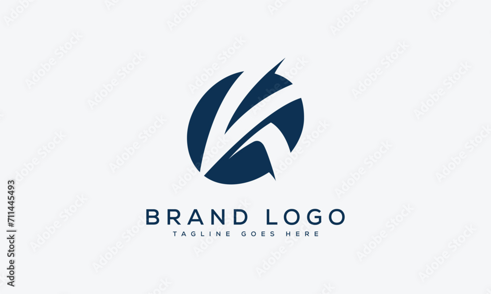 letter K logo design vector template design for brand.