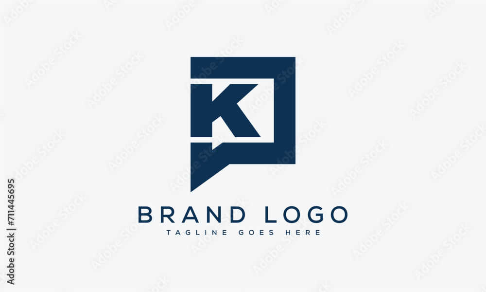 letter K logo design vector template design for brand. letter K logo design vector template design for brand.