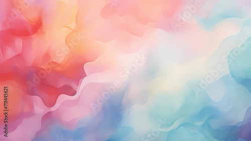 Abstract watercolor background with evenly blended colors with a distorted pattern photo