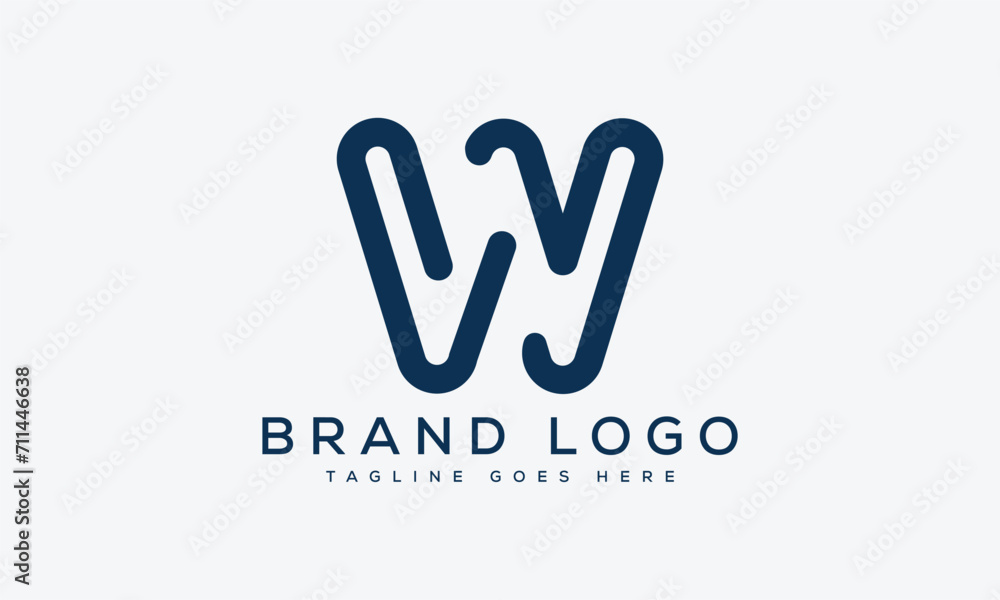 letter W logo design vector template design for brand. letter W logo design vector template design for brand.
