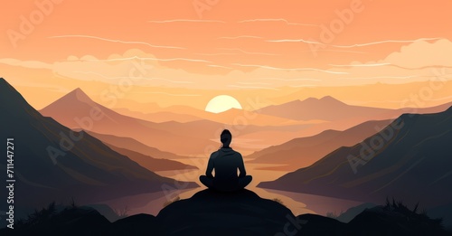 "Mountain Top Sunrise Meditation for Inner Peace and Mindfulness"