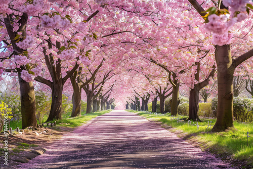 Cherry Blossom in Full Bloom., spring art