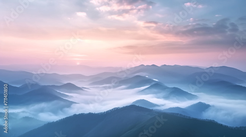 Mountain sunrise