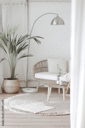 Minimalist Home Interiors: Serenity, spring art