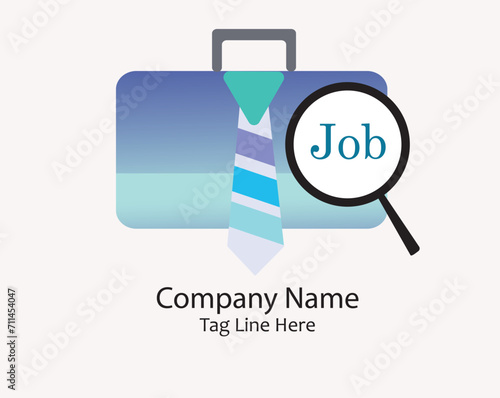 Job logo design template 