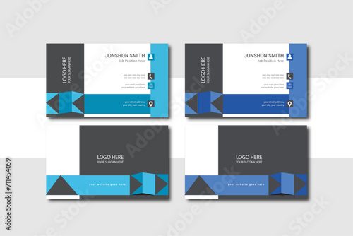 Vector design formal modern business card.creative business card template. Modern Business Card. Elegant business card Vector illustration.Modern and simple business card design.