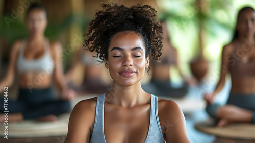 Mindful Meditation Retreat - mindful meditation moments, practicing meditation and mindfulness exercises. tranquility, inner peace, and the importance of mental well-being.