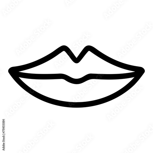 Lips Outline