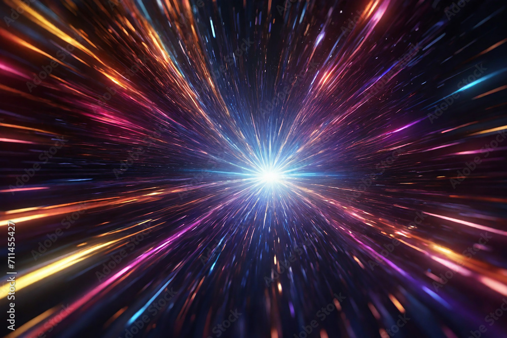 Abstract image of a speed moving fast through a starry sky. Abstract image of a speed moving fast through a starry sky.