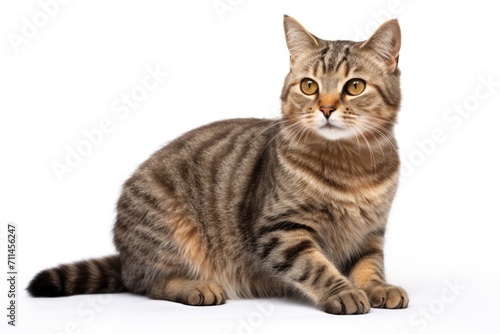 Cat isolated on a white background