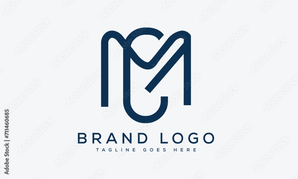 letter MC logo design vector template design for brand. letter MC logo design vector template design for brand.