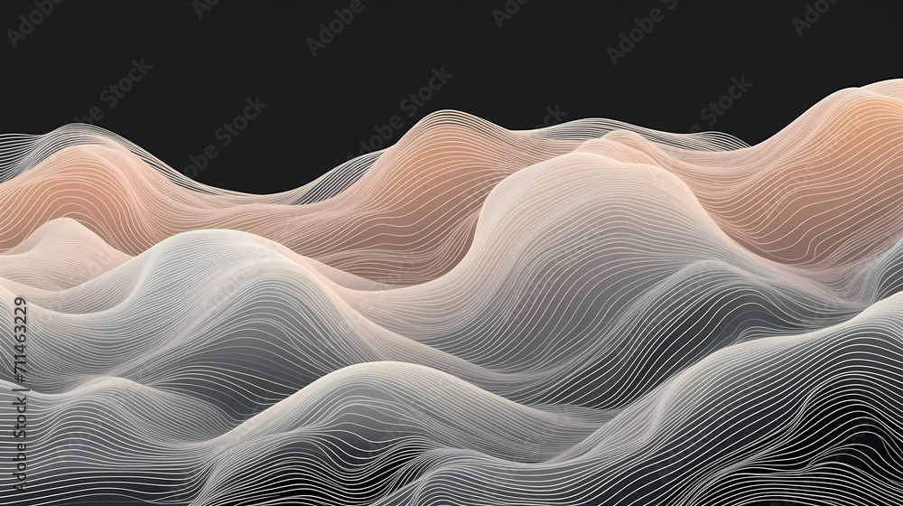 Abstract background and data transfer concept, abstract line art background Abstract background and data transfer concept, abstract line art background