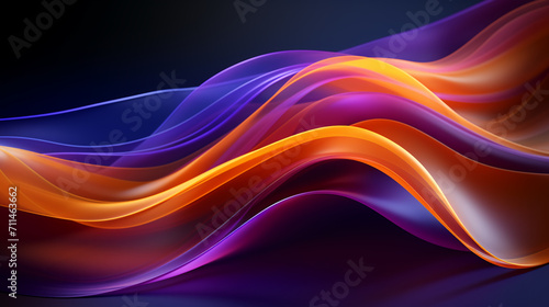 abstract colorful glowing wavy perspective with fractals and curves background 16:9 widescreen wallpapers