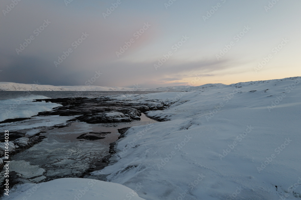 Arctic ocean and Barents sea